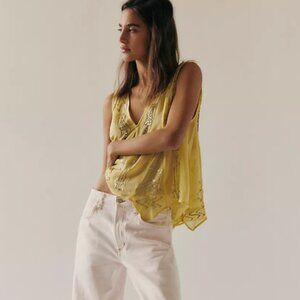 Free People NWT Ibiza Night Top, Med